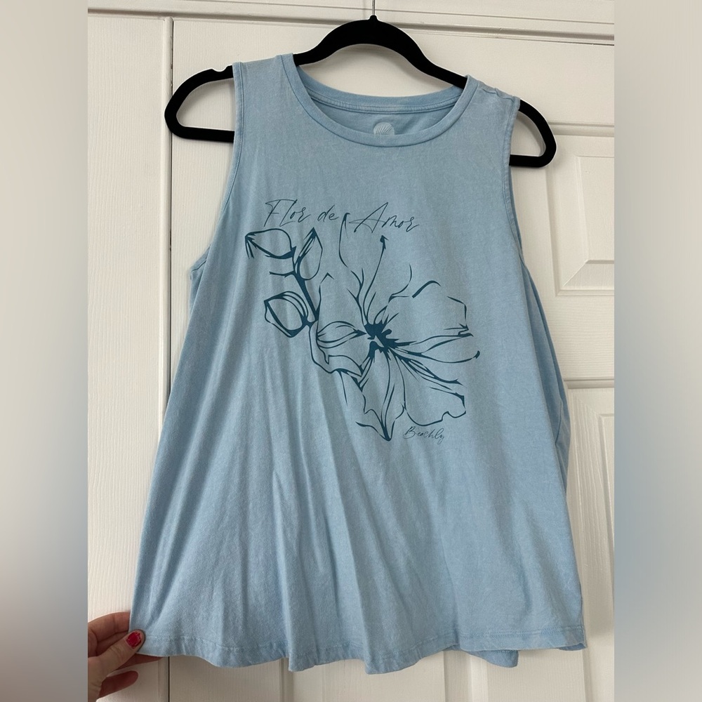 Light Blue Sleeveless Top
